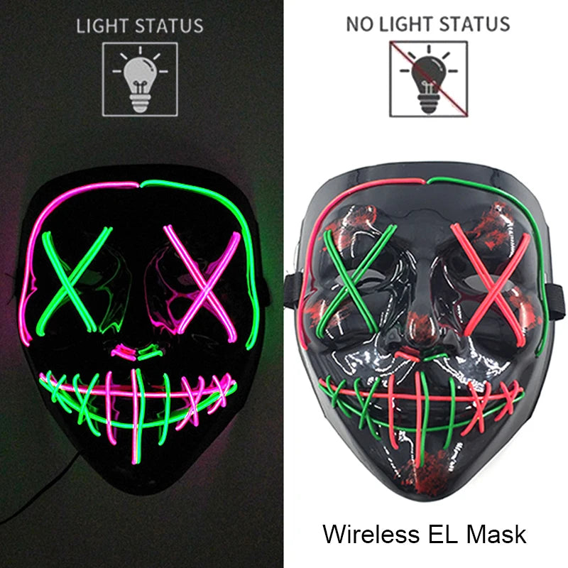 Wireless LED Glow Mask