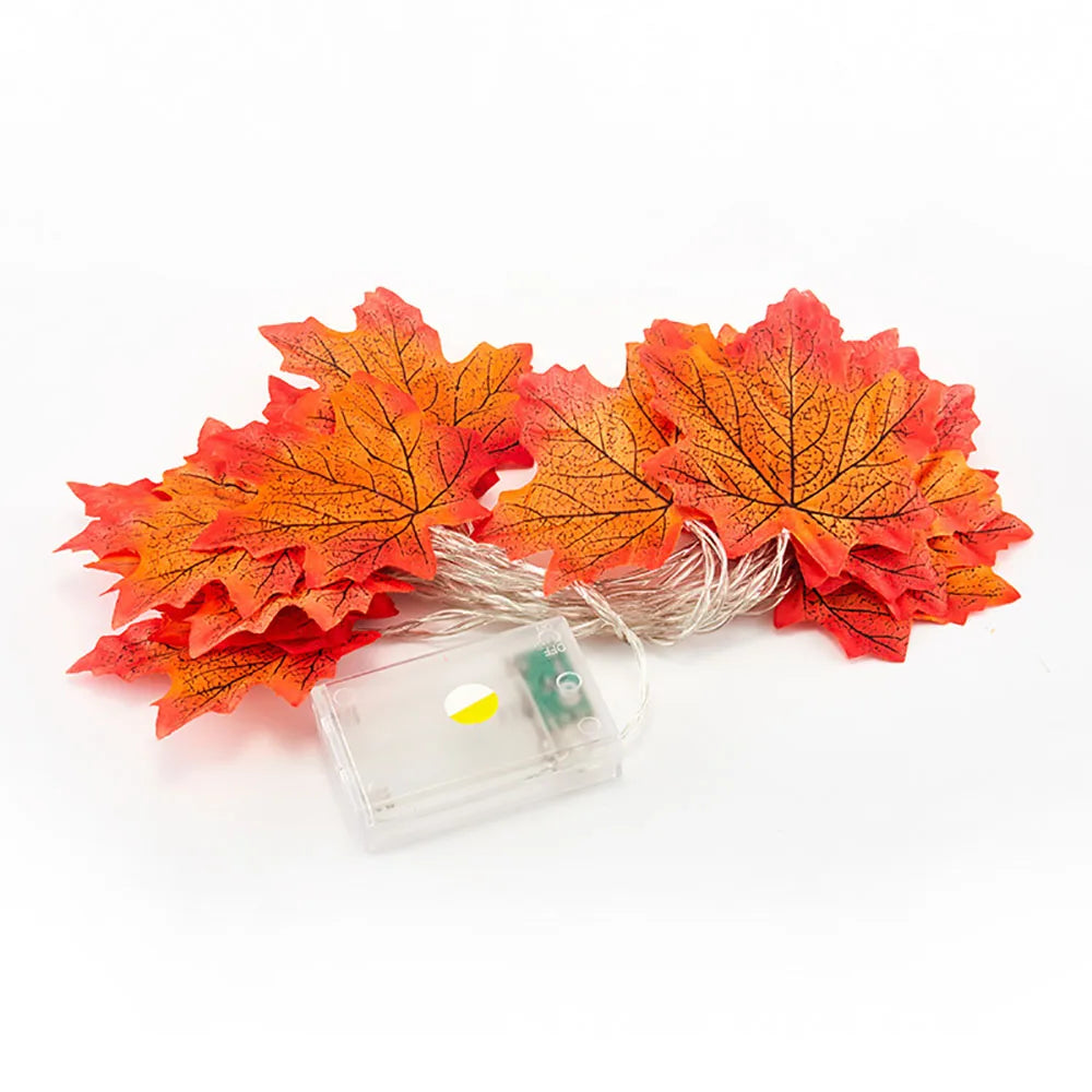 Maple Leaf String Lights