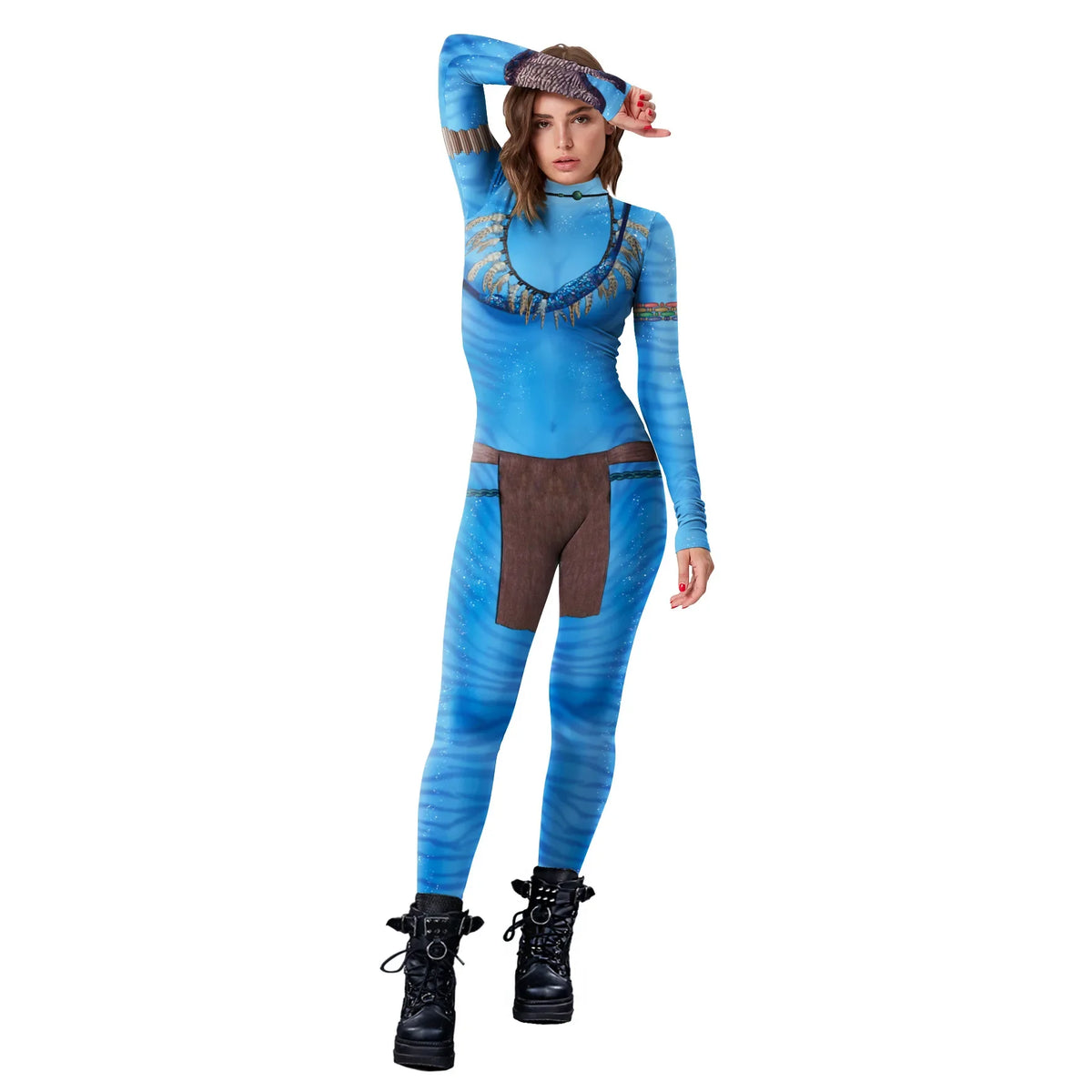 3D Full-Body Costume – Futuristic Blue