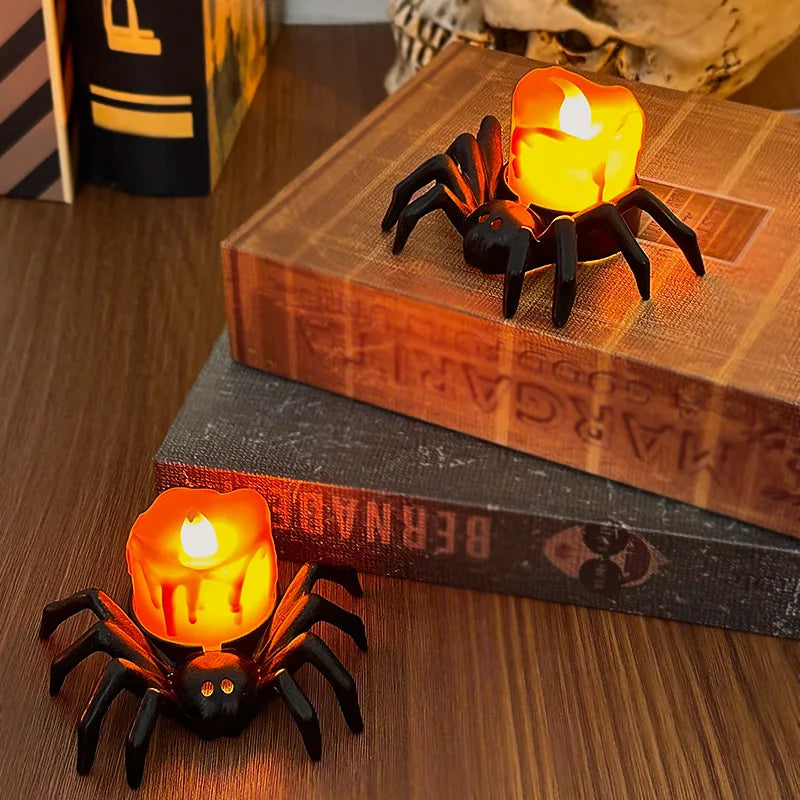 Flickering Halloween Candles