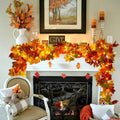Artificial Maple Leaf Garland