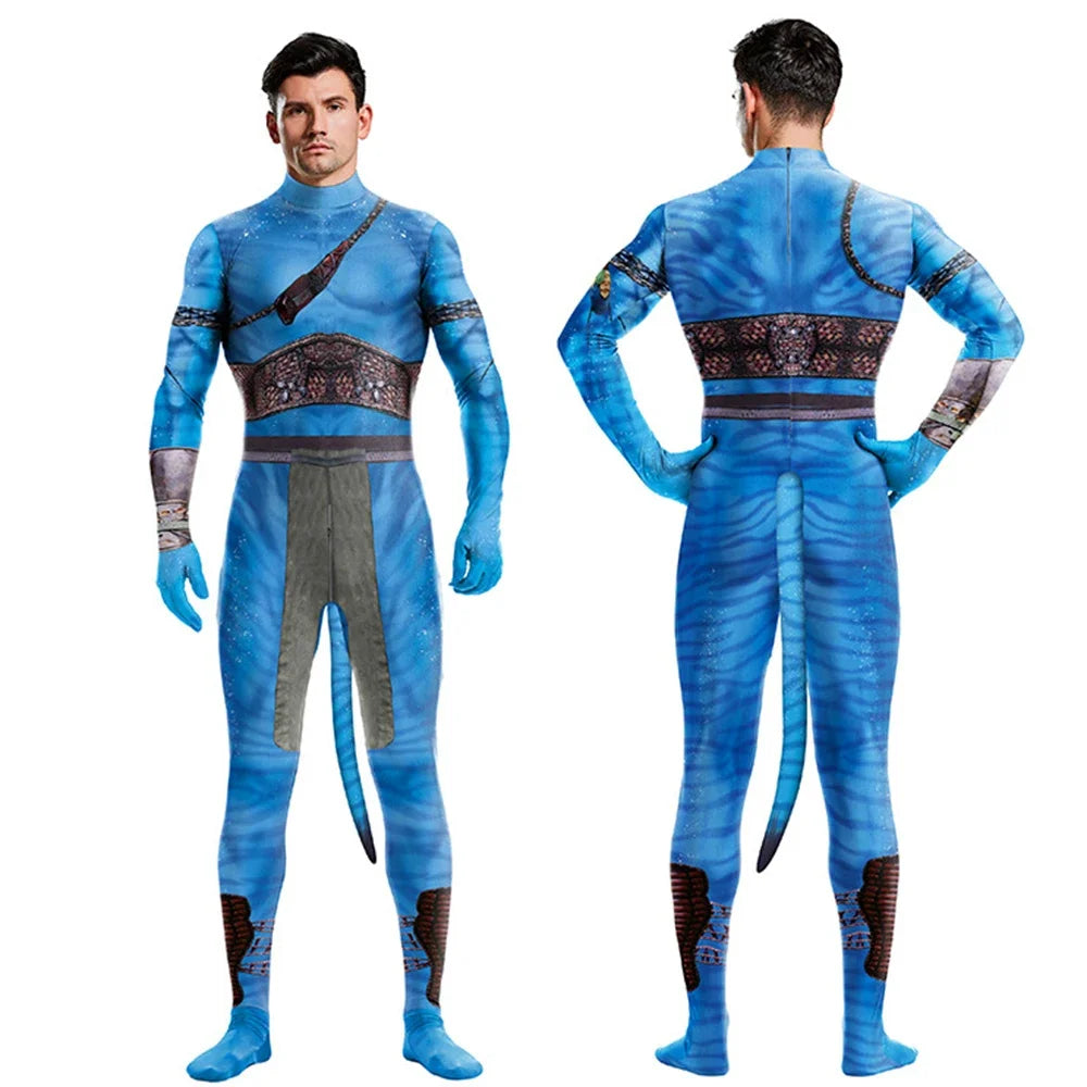 3D Full-Body Costume – Futuristic Blue