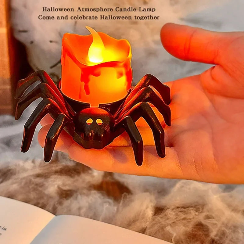 Flickering Halloween Candles