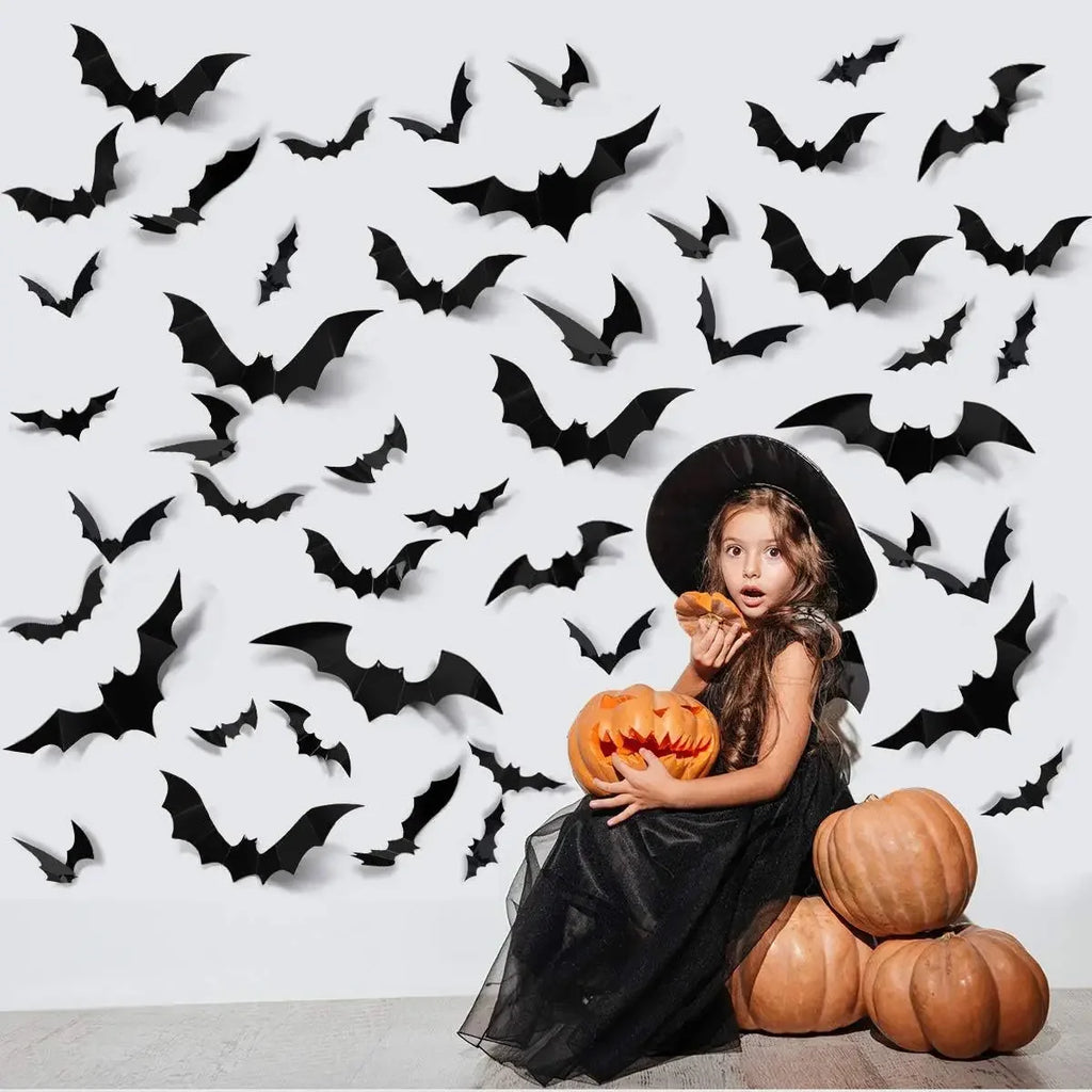 Bat Silhouette Wall Stickers