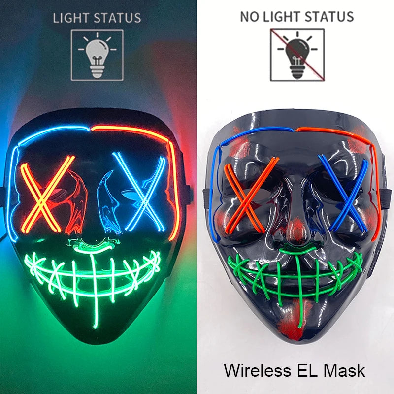 Wireless LED Glow Mask