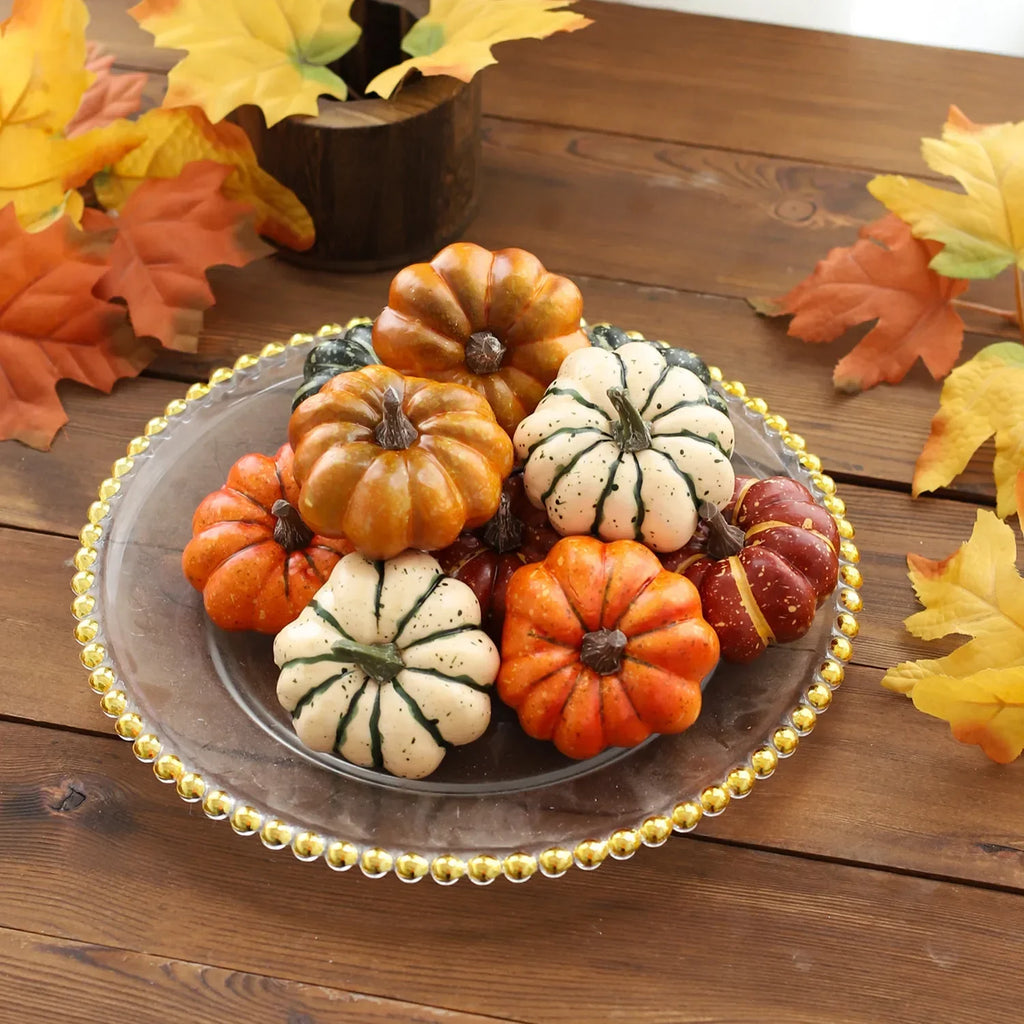 Mini Pumpkins, Set of 10