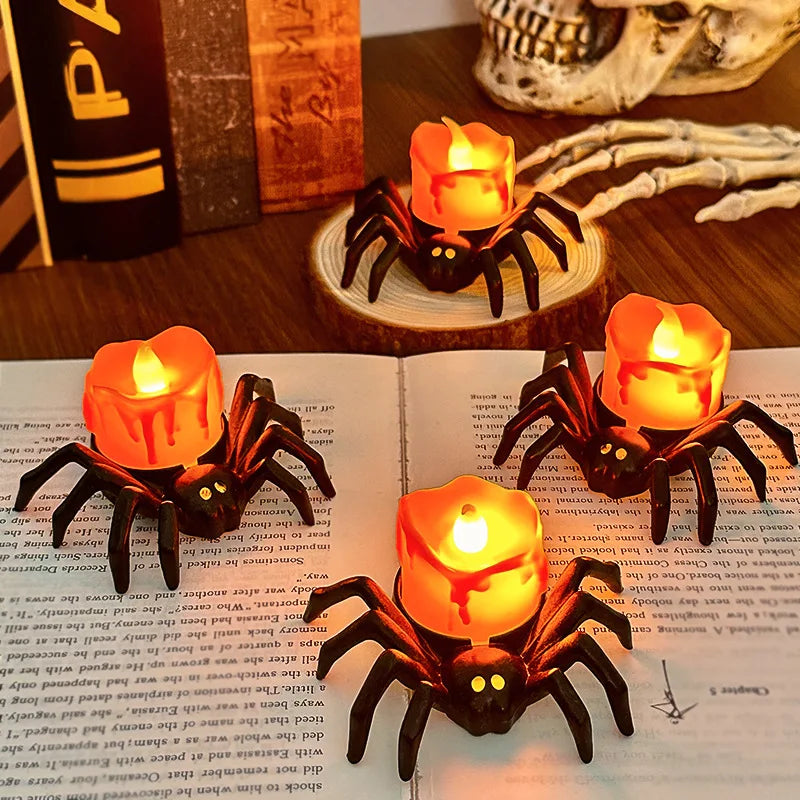 Flickering Halloween Candles