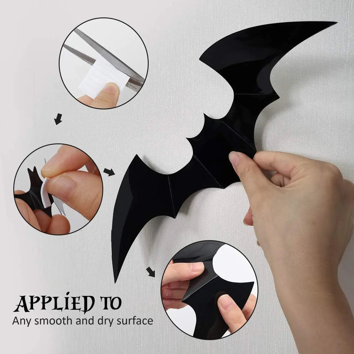 Bat Silhouette Wall Stickers