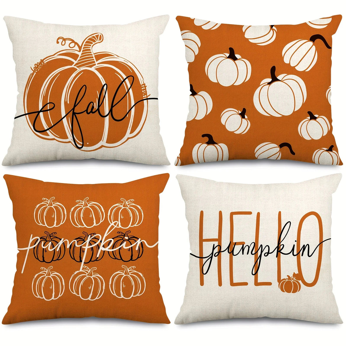 Vintage Pumpkin Cushion Covers