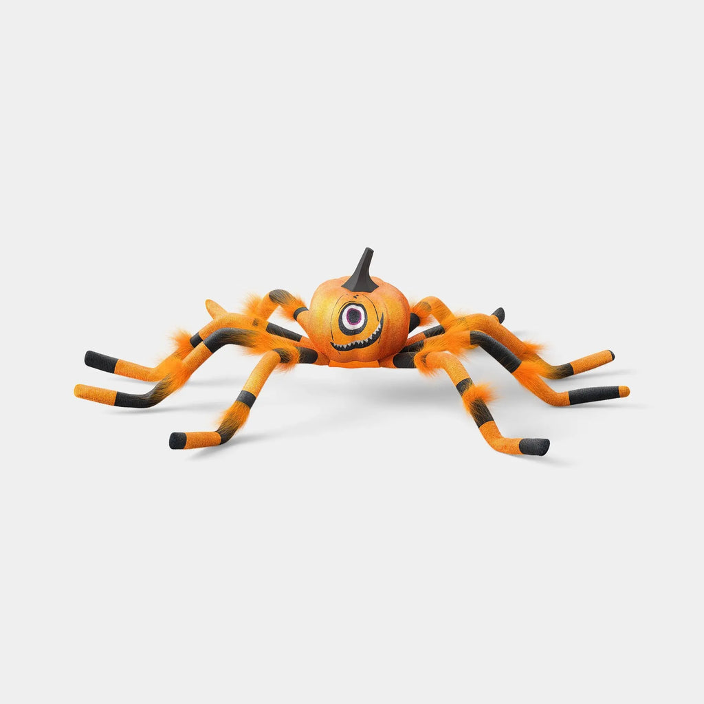 Hanging Pumpkin Spider — 20 in
