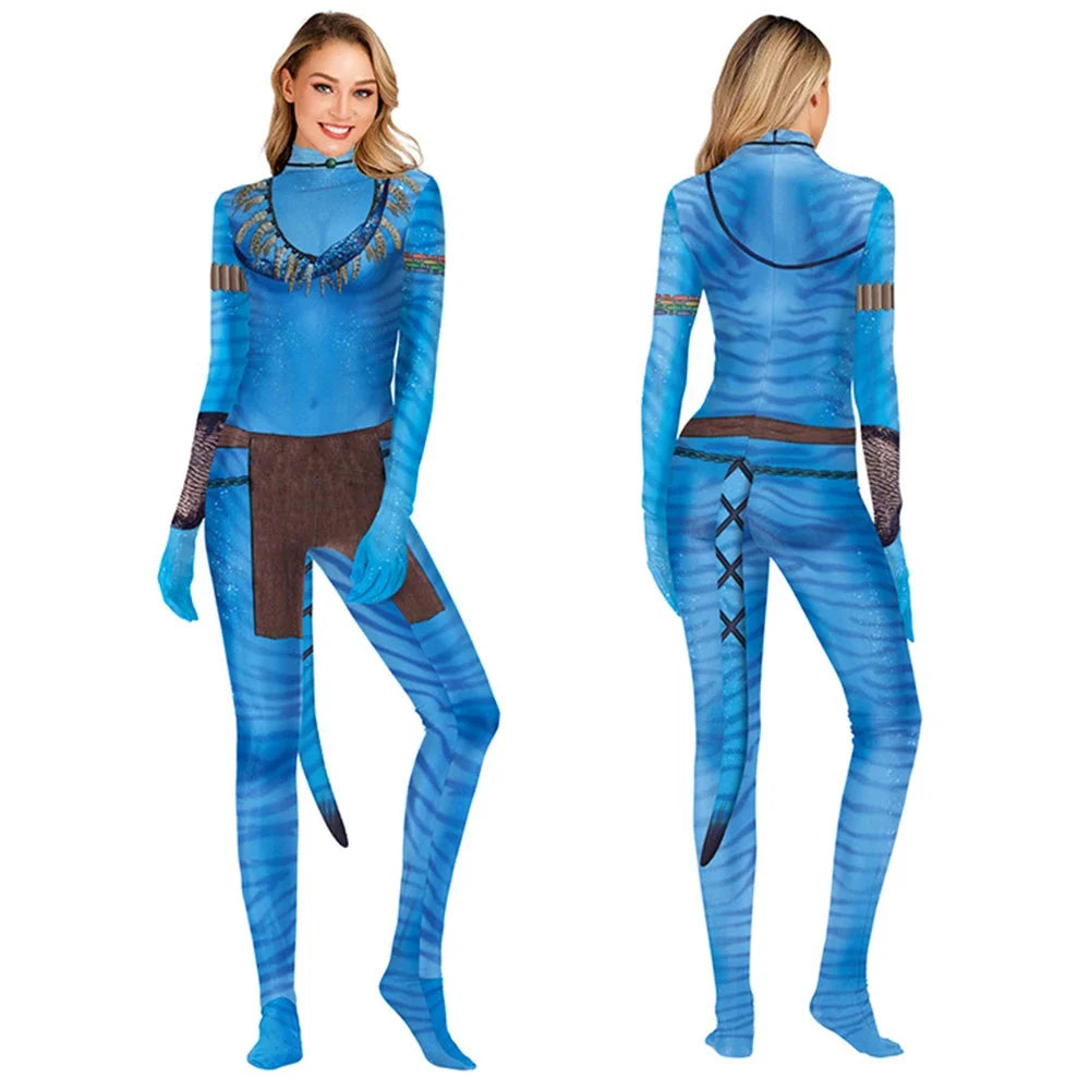 3D Full-Body Costume – Futuristic Blue